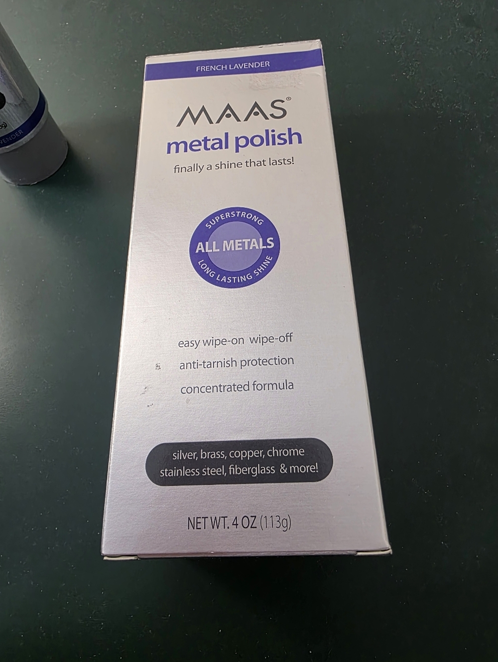 Maas Metal Polish All Metals Super Strong Approximately 85% Or More Remaining - Picture 4 of 7
